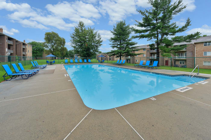 Swimming Pool at Forge Gate Apartment Homes in Lansdale, Pennsylvania