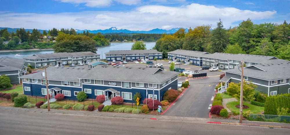Overhead property image of Heights at Sheridan in Bremerton, Washington