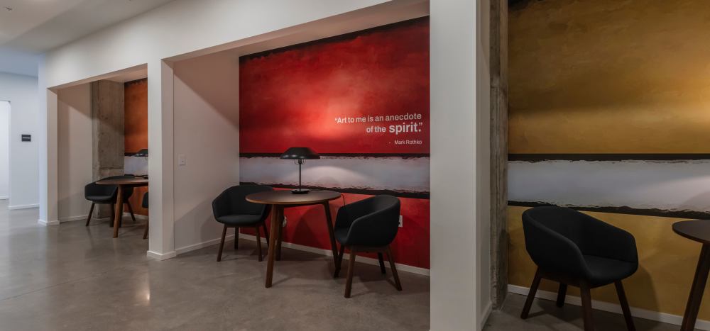 Technology Work Spaces with mural