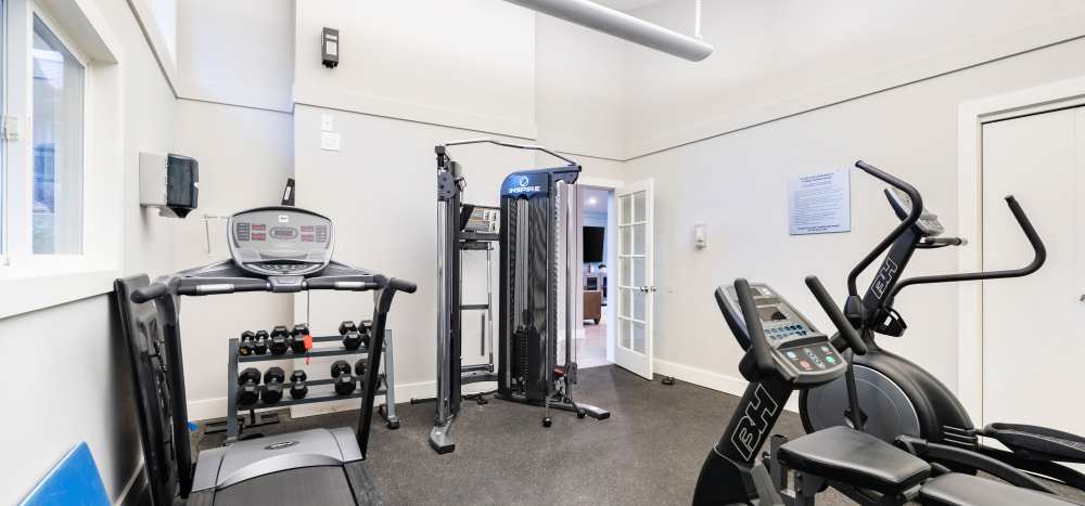 Fitness Center at The Courtyard Apartment Homes in Mukilteo, Washington