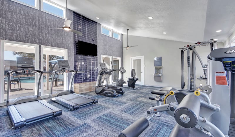 Wider shot of the Fitness Area at Apartments in Lee's Summit, Missouri