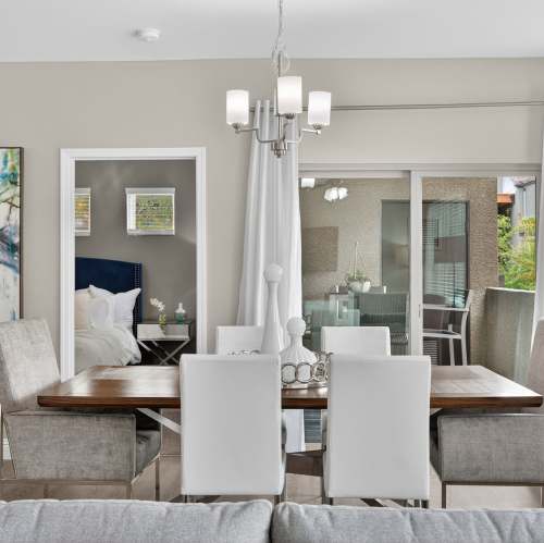 Cozy living room at The Trails at Pioneer Meadows in Sparks, Nevada