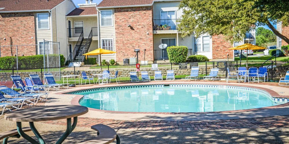 Pool at Summerwood Apartments in Irving. TX