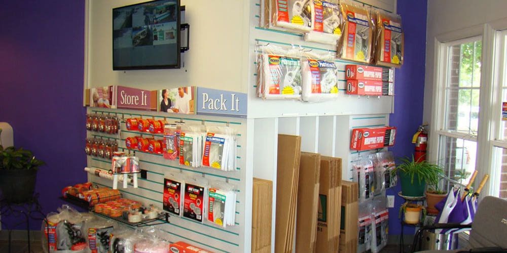 packing supplies at AAA Self Storage at Landmark Center Blvd in Greensboro, North Carolina