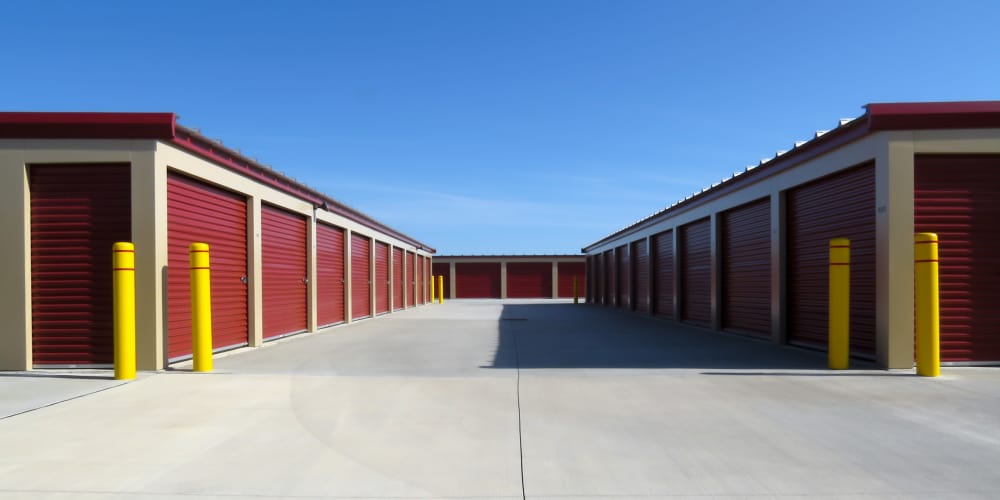 Storage units at A Better Self Storage