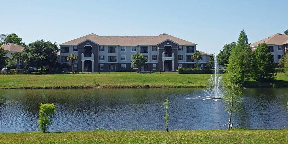 Pond outside of Legends Winter Springs in Winter Springs, Florida