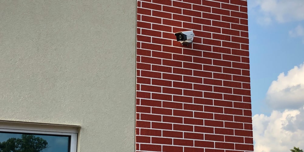 surveillance camera at AAA Self Storage at Randleman Rd in Greensboro, North Carolina