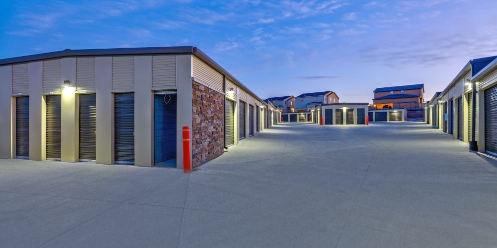 Exterior units at StorQuest Self Storage in Aurora, Colorado