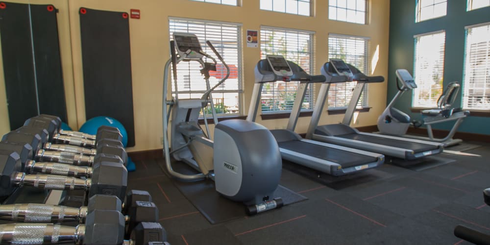The fitness center at Tuscany Hills in Tulsa, Oklahoma