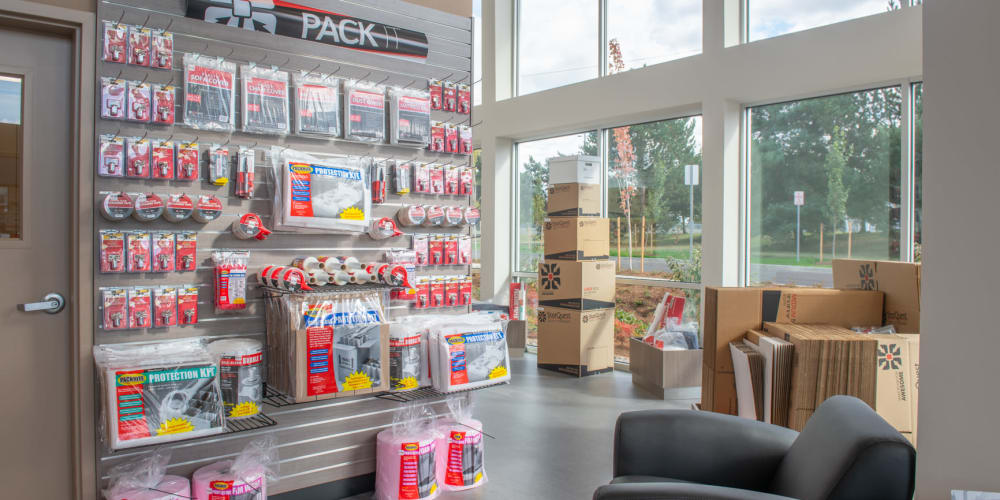 Packing supplies available at StorQuest Self Storage in Hillsboro, Oregon