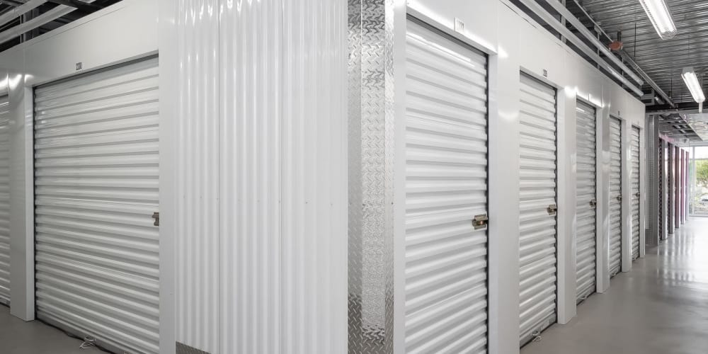Indoor climate controlled units at StorQuest Express Self Service Storage in Sacramento, California