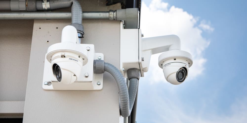 surveillance cameras at AAA Self Storage at Browns Summit Rd in Browns Summit, North Carolina