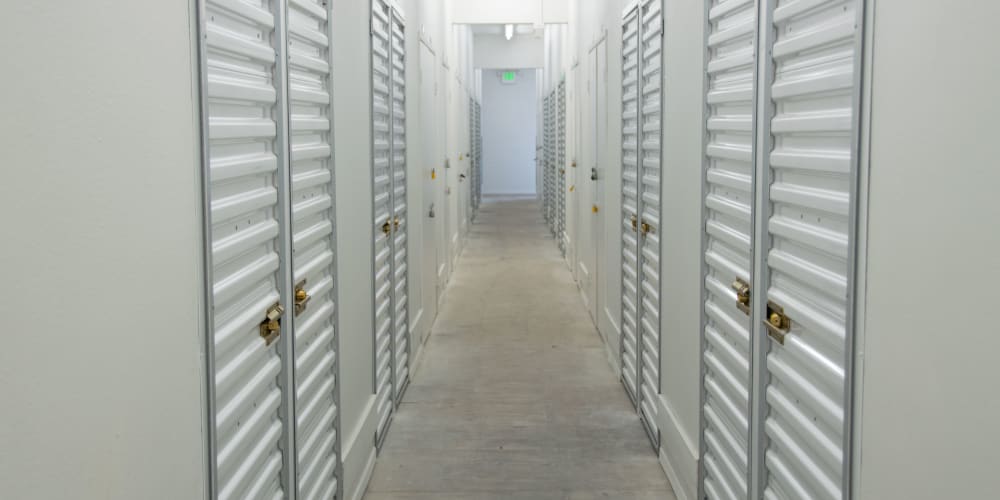 Interior units at StorQuest Self Storage in Los Angeles, California