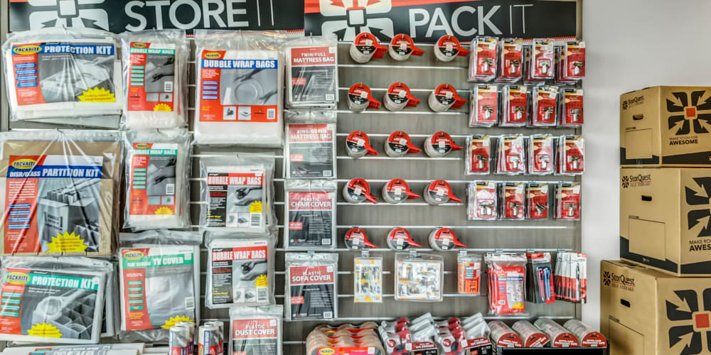 Packaging supplies at StorQuest Self Storage in Boulder, CO