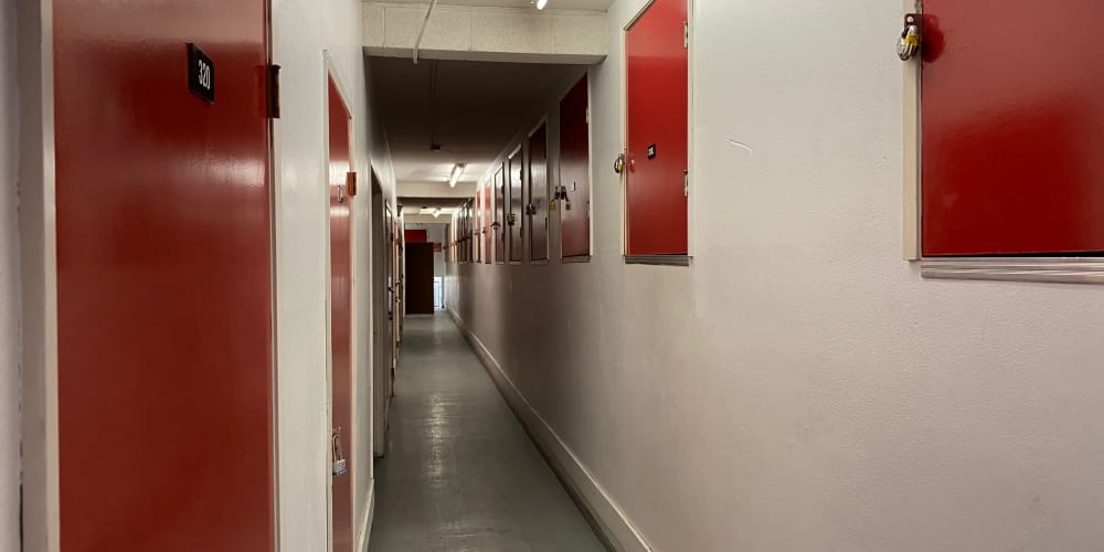 Interior units at StorQuest Self Storage in Los Angeles, California