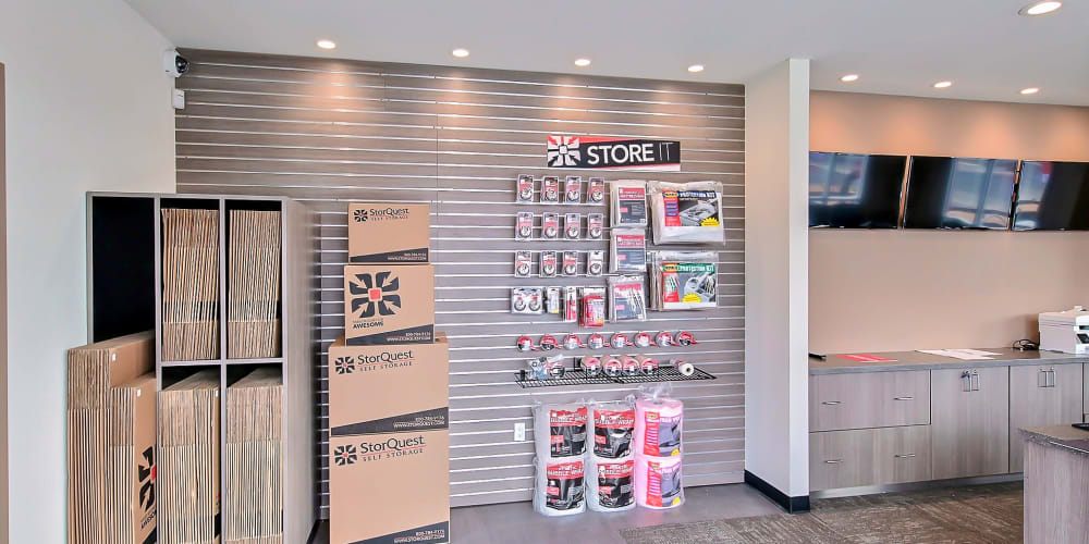 Packing supplies available at StorQuest Self Storage in Brentwood, California