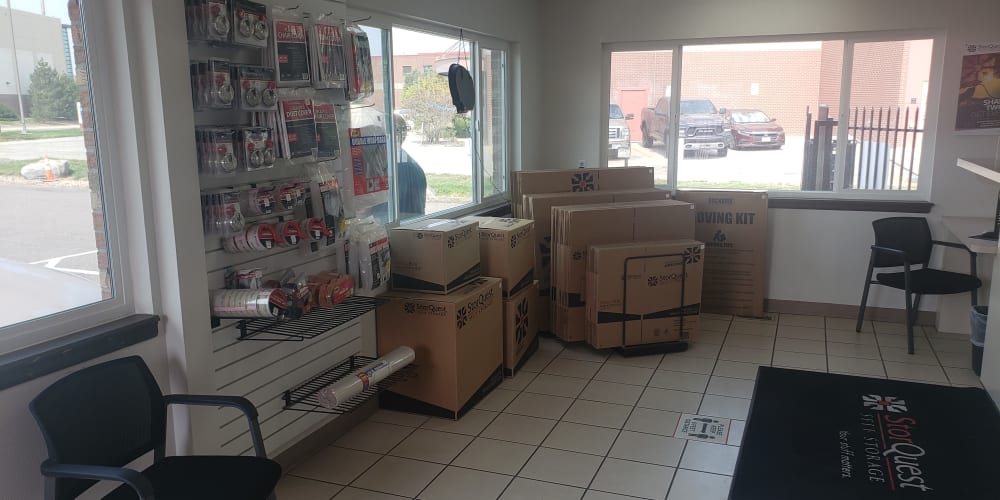 Packing supplies available at StorQuest Self Storage in Centennial, Colorado