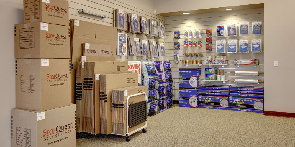 Packing supplies sold at StorQuest Self Storage in Denver, Colorado
