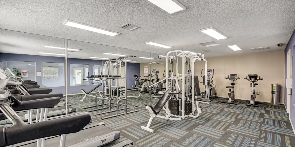 Fitness center at Breakers Apartments in Las Vegas, Nevada