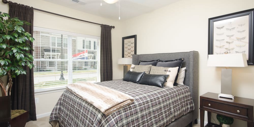 Very spacious bedroom with tons of natural light at The Retreat at Market Square in Frederick, Maryland