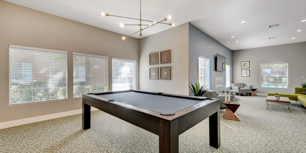Billiards table at Horizon Ridge Apartments in Henderson, Nevada