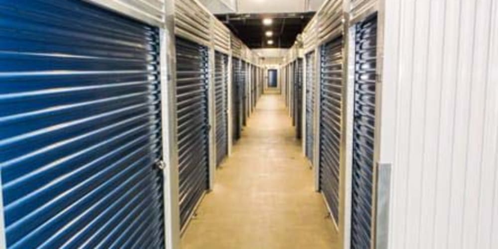 Indoor self storage in a row s at Devon Self Storage in Harrisburg, Pennsylvania