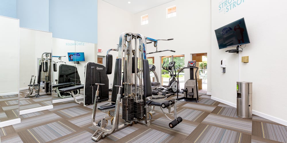 Fitness Center at Mosaic Apartments in Coral Springs, Florida