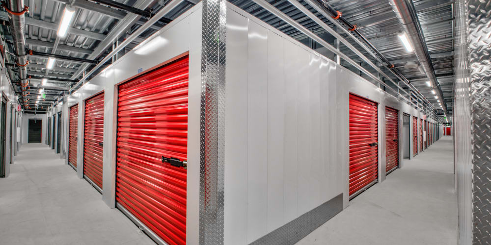 Climate-controlled storage units at Trojan Storage of Camarillo in Camarillo, California