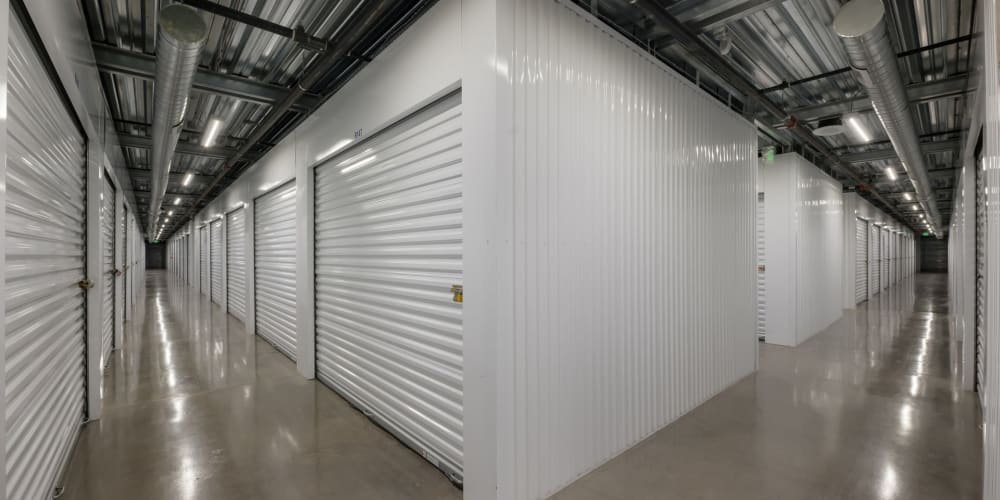 Indoor climate controlled units at StorQuest Self Storage in Reno, Nevada