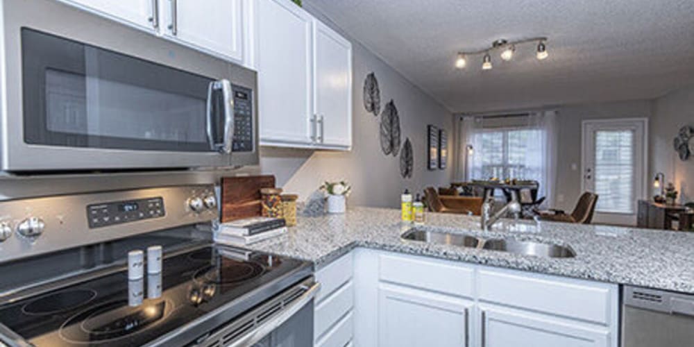 apartment kitchen appliances at Atlantic Palms in Charleston, South Carolina