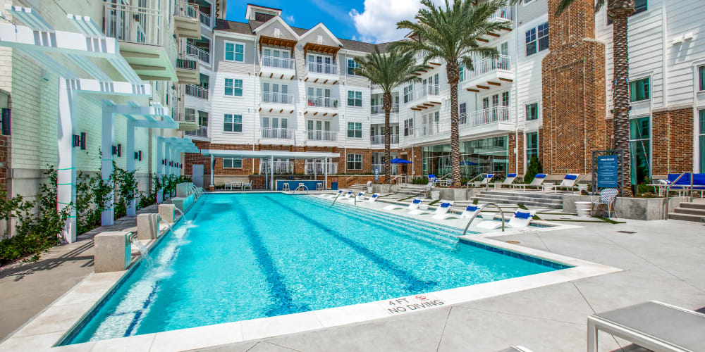 Pool at 255 Assay in Houston, Texas