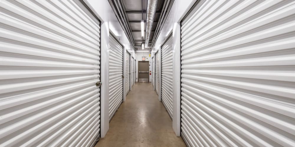Indoor self storage units at StorQuest Self Storage in Kea'au, Hawaii