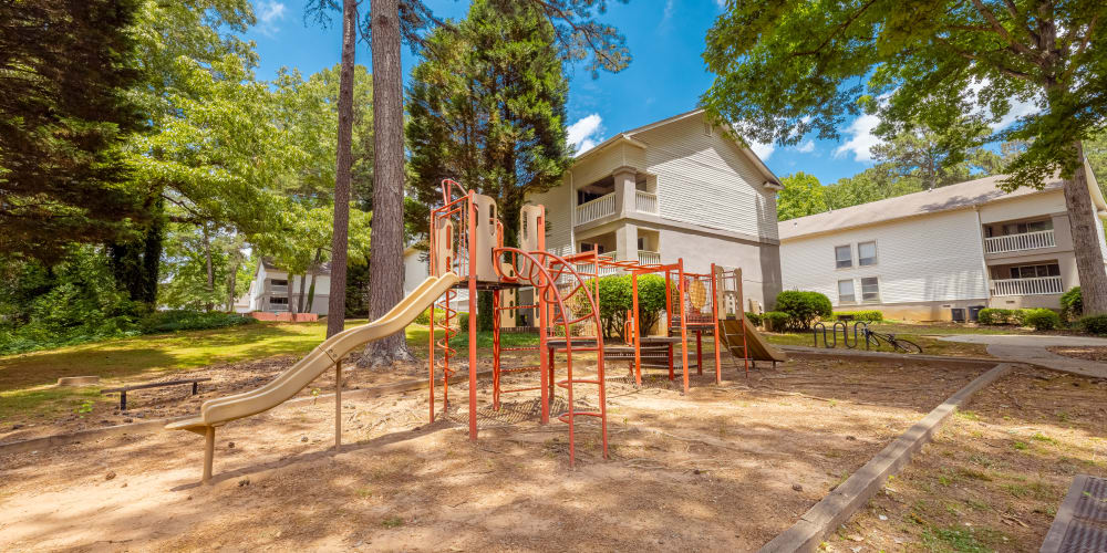 An on-site playground at LaVista Crossing in Tucker, Georgia