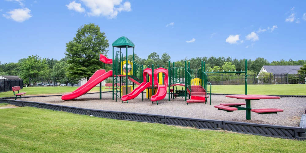 Kids playground at White Oak Estates in Jackson, Mississippi