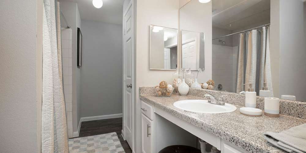 Apartment interiors at Augusta North in Houston, Texas