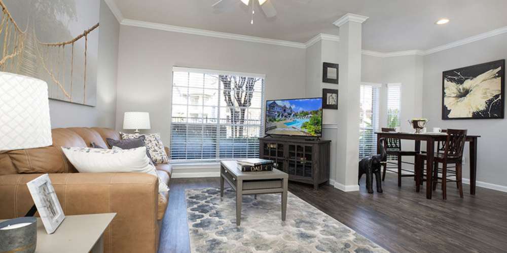 Apartment interiors at Augusta North in Houston, Texas