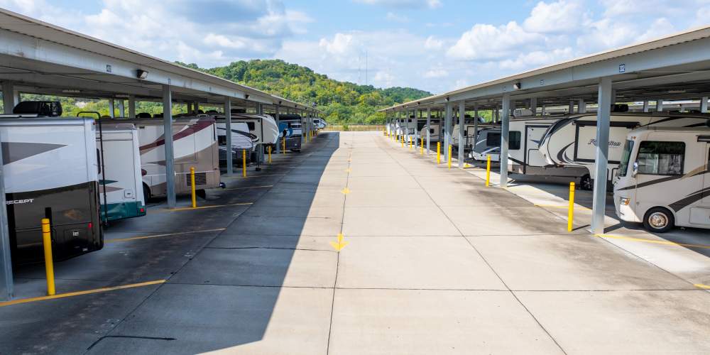 RV storage at Wilder Storage in Wilder, Kentucky