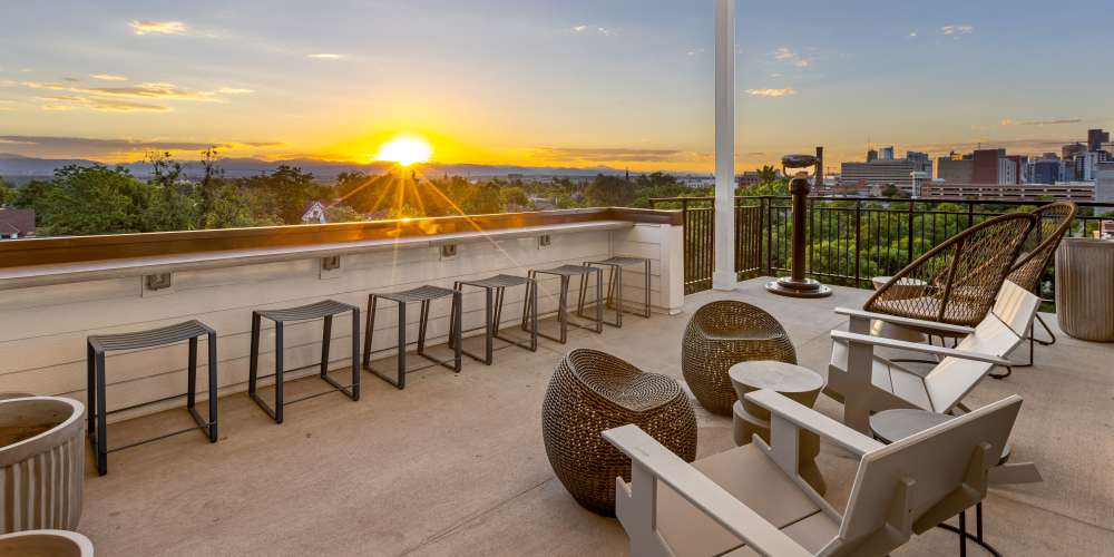 rooftop deck