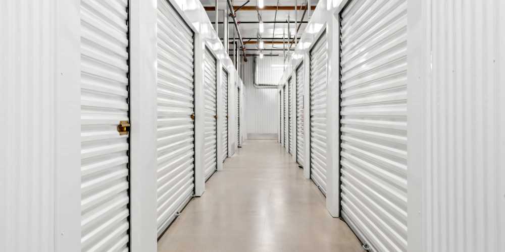 Indoor climate controlled units at StorQuest Self Storage in Stockton, California
