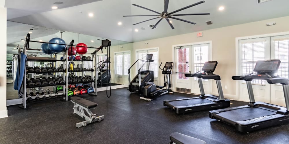 Fitness Center at City Limits Apartments in Columbia, Tennessee 
