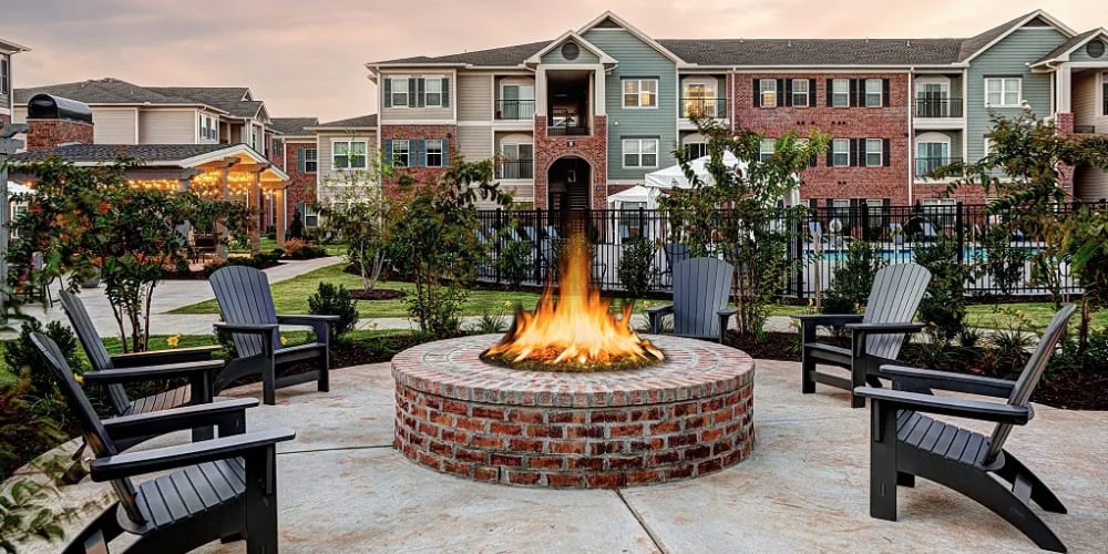 Fireplace at City Limits Apartments in Columbia, Tennessee 