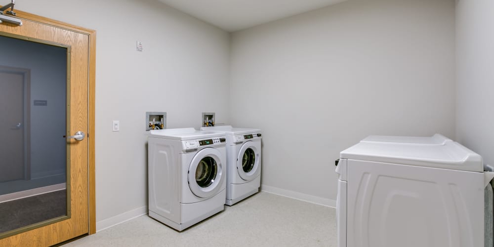 In-unit washer and dryer at Whitetail Ridge in Salem, Wisconsin