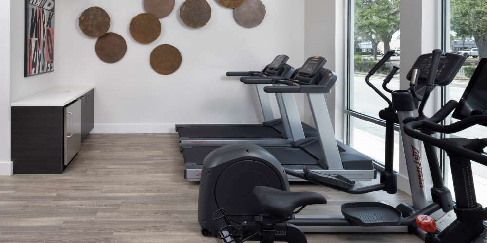 Fitness center at RainDance in Winter Haven, Florida 
