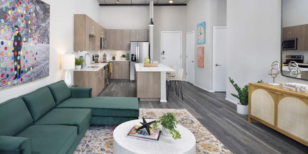 Living room at RainDance in Winter Haven, Florida 