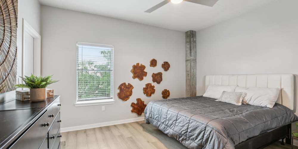 Bedroom with window at The Breeze in Winter Haven, Florida