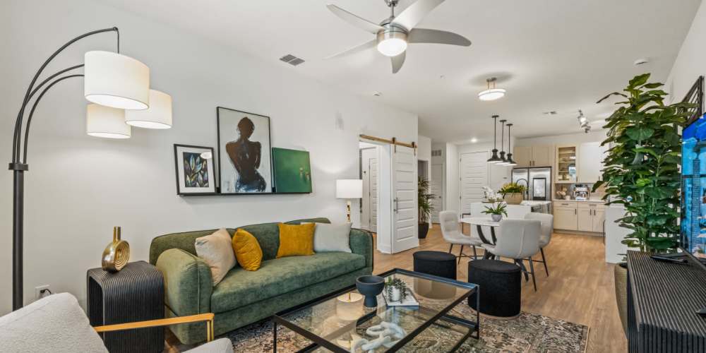 Living room area at Grande Pointe, Orlando, Florida