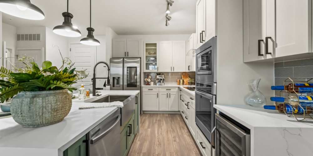 Kitchen area view inGrande Pointe, Orlando, Florida