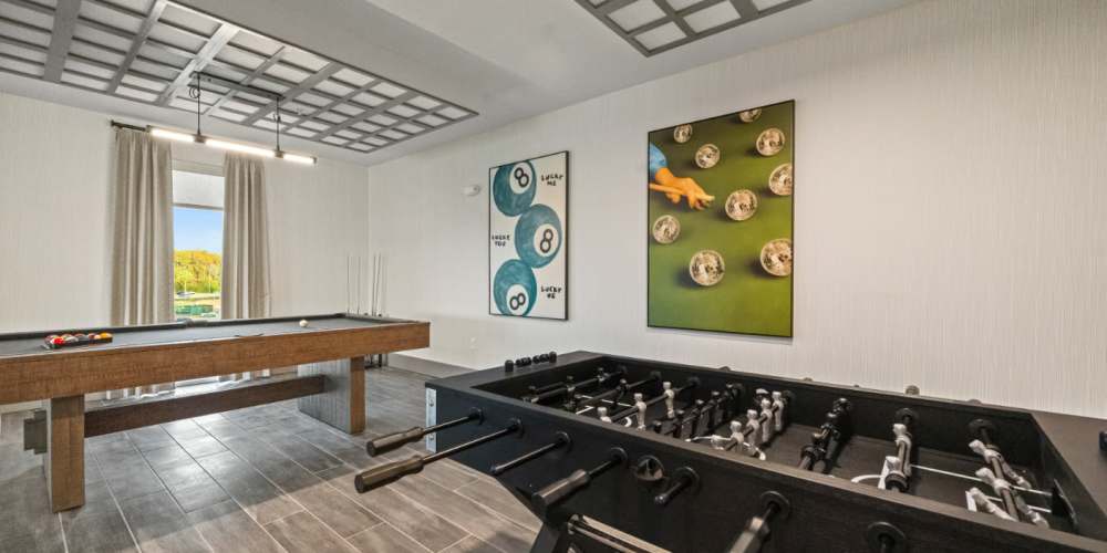 Game room  Grande Pointe in Orlando, Florida