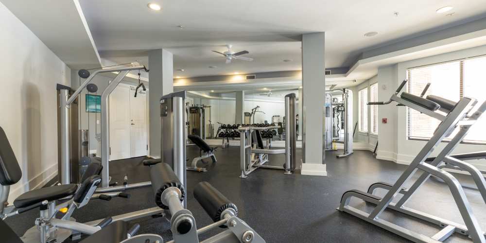 Gym room at Circa at Fishhawk Ranch in Lithia, Florida