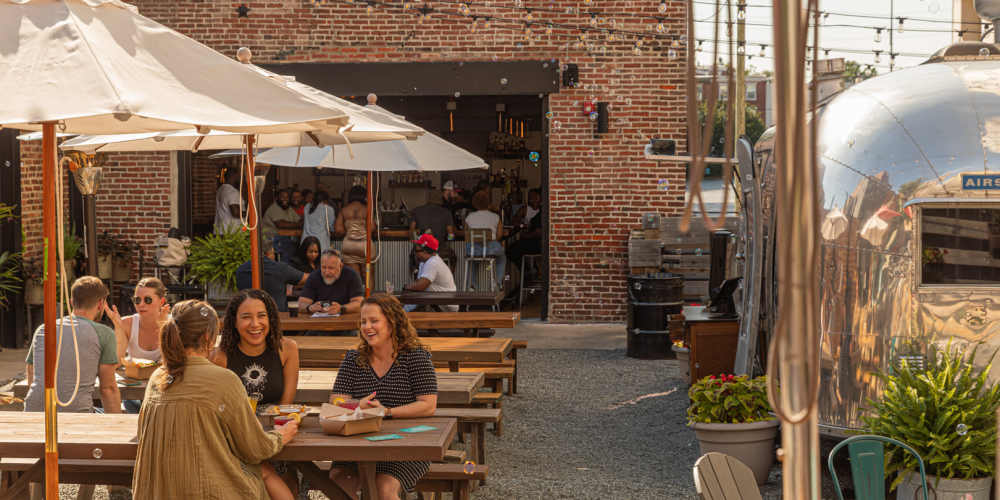 Maker's Alley near Midtown Park in Wilmington, Delaware